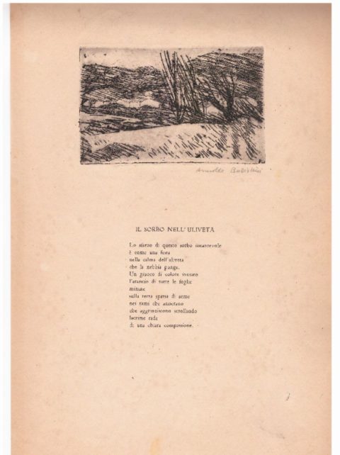 UNDICI POESIE di Valerio Volpini INCISIONI di Arnaldo Battistoni Fano 1947 IX
