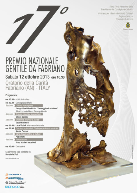 Premio Gentile 2013 - manifesto