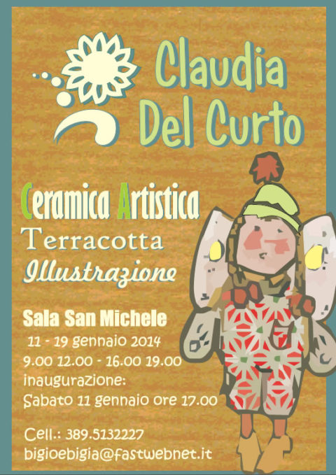Mostra ceramica artistica di Claudia Del Curto