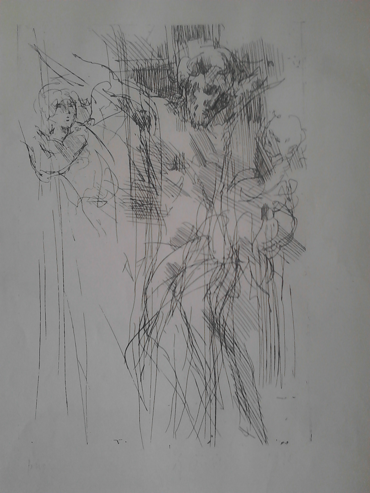 Raimondo Rossi - Cristo in croce attorniato dalle donne