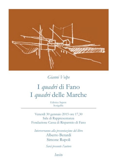 Gianni Volpe i quadri di Fano I quadri delle Marche